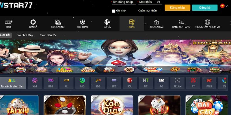 Nhà cái phát triển nhiều lĩnh vực game cá cược khác, đáp ứng nhu cầu thành viên