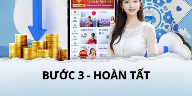 Bước cuối cùng là nhấn vào ô xác nhận cho hệ thống xử lý