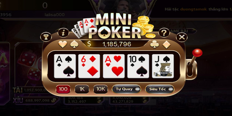 Hướng dẫn cụ thể về cách chơi mini poker